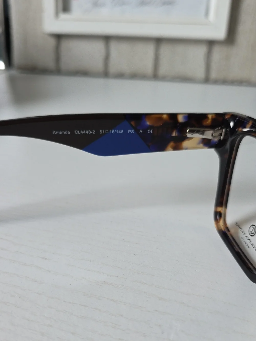 Carolina Lemke Tortoiseshell Demi Blue Optical Glasses